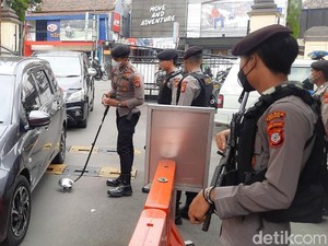 Bom Bunuh Diri Polsek Astana Anyar, Kantor Polisi Bandung Raya Siaga