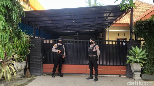Penjagaan Polres Lamongan