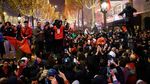 Pesta Kemenangan Timnas Maroko di Paris Berujung Ricuh