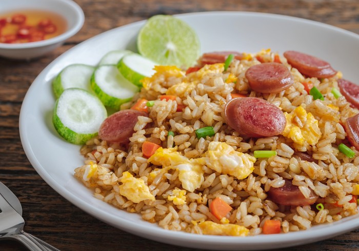 Resep Nasi Goreng Sosis Tanpa Cabe