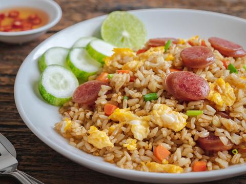 Resep Nasi Goreng Sosis Tanpa Cabe