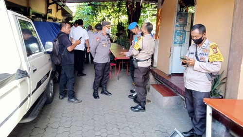 Suasana di Hotel Suranadi, Denpasar, Bali, usai kebakaran terjadi di salah satu kamar VIP, Rabu (7/12/20220).