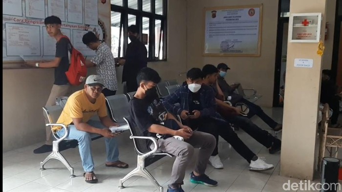 Suasana pelayanan di Polres Tasikmalaya.