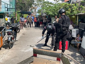 Suara Ledakan Jatuhnya Rocket Parachute Flares Bikin Geger Batam