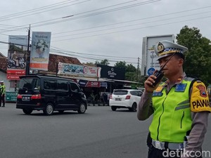 Kaesang Nikah, Brimob-Mobil Derek Disiagakan di Jalur VVIP Klaten