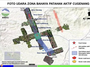 1.800 Rumah di Jalur Sesar Cugenang Cianjur Bakal Direlokasi