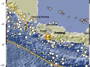 Analisis Badan Geologi soal Gempa M 5,8 Sukabumi