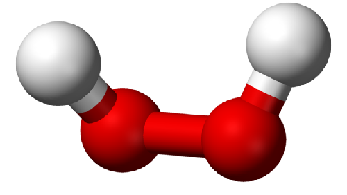 Ilustrasi hidrogen peroksida.