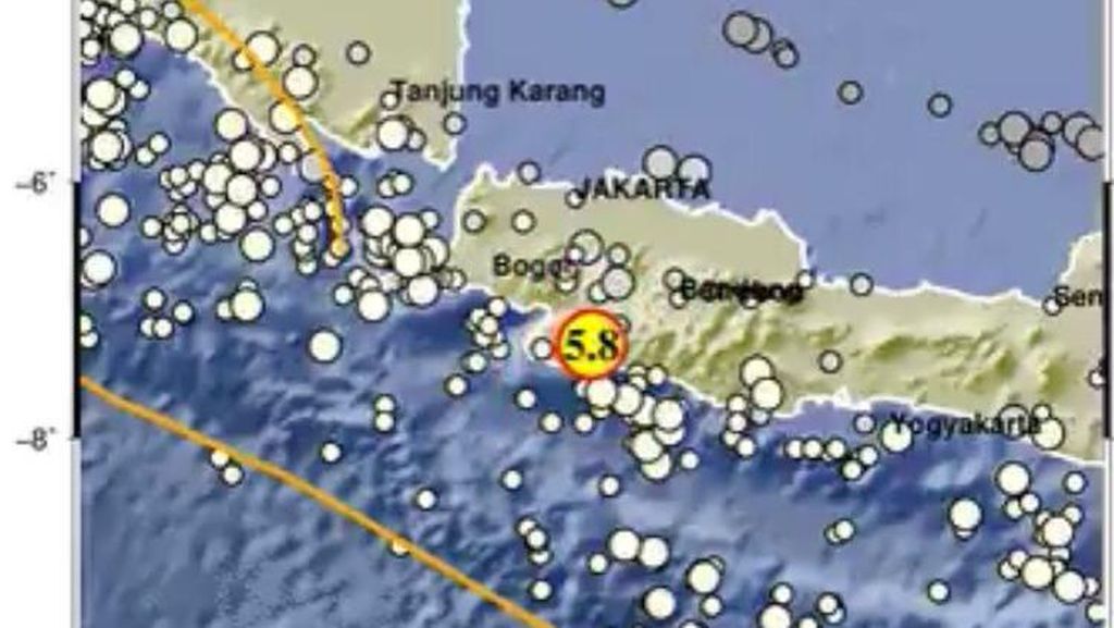 Warga di Sukabumi Rasakan 2 Kali Guncangan Gempa M 5,8