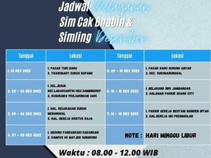 Jadwal Layanan SIM Keliling Surabaya hingga 15 Desember 2022