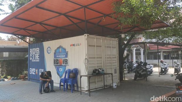 Kontainer Makassar Recover di Kelurahan Suangga, Kecamatan Tallo, Makassar.