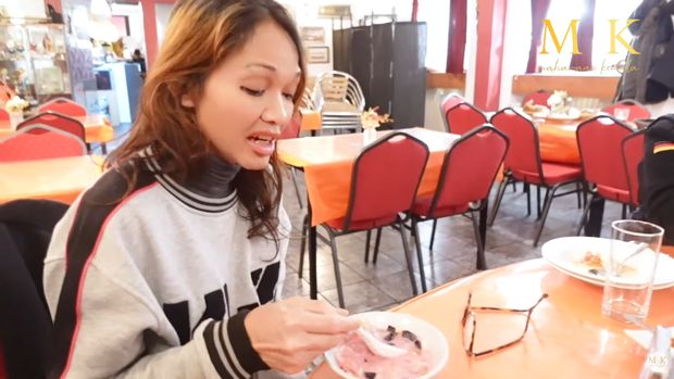 Maharani kemala Traktir Bunda Corla di Berlin, Habiskan Rp 4 Juta