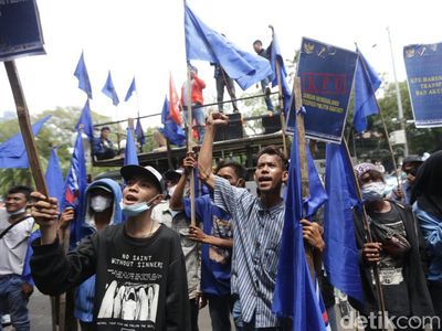 Massa Partai Prima Tuntut Pemilu Transparan di Depan KPU