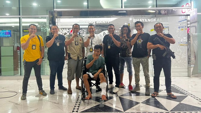 Petani yang mencuri lima motor dalam sebulan ditembak Jatanras Polda Sumsel. (Foto: Istimewa)