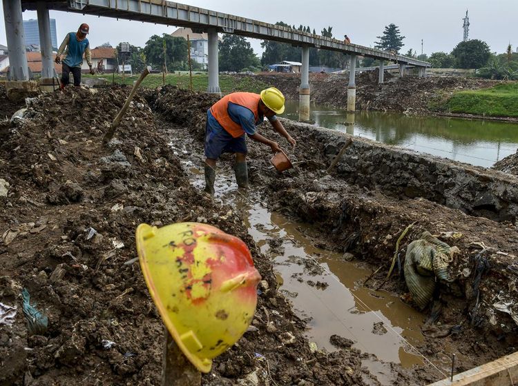 Melihat Progres Pembangunan Waduk Lebak Bulus