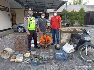Curi Speaker Mobil di Bengkel Tabanan, Pemulung Diringkus Polisi