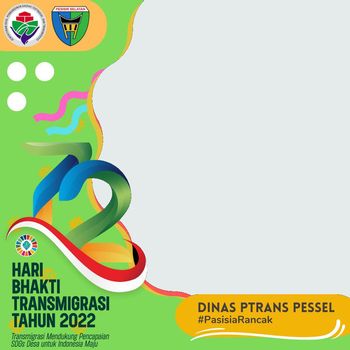 Twibbon Hari Bhakti Transmigrasi 2022