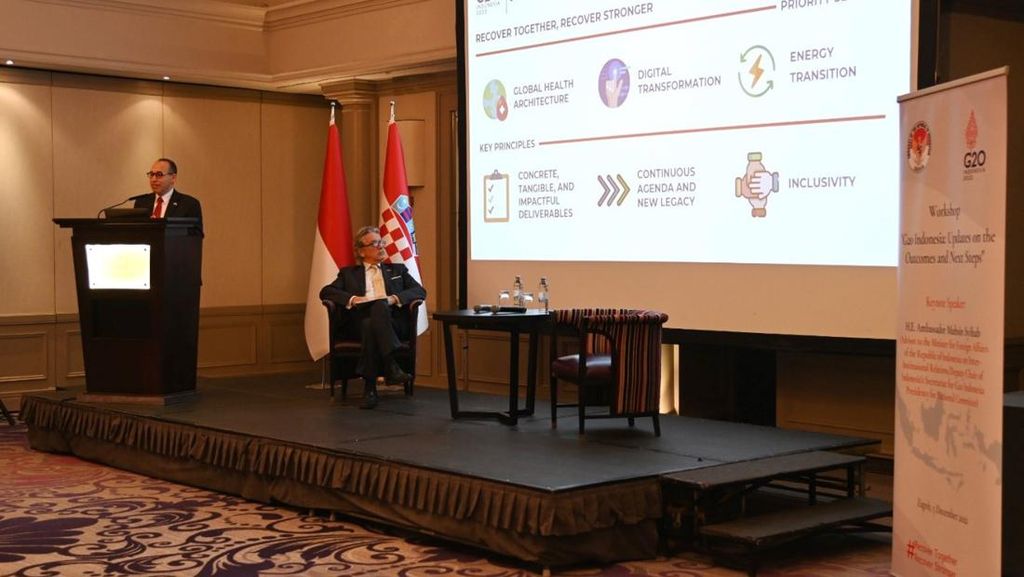 Gelar Workshop di Kroasia, Indonesia Beberkan Capaian Presidensi G20
