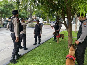 11 Anjing Pelacak Amankan Tasyakuran Pernikahan Kaesang dan Erina