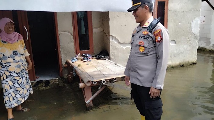 Banjir di Muaragembong Bekasi (Dok Polsek Muaragembon