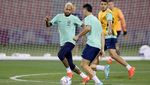 Potret Neymar Cs Latihan Jelang Duel Lawan Kroasia di Perempatfinal