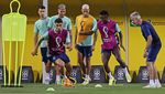 Potret Neymar Cs Latihan Jelang Duel Lawan Kroasia di Perempatfinal