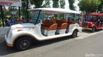 Nyentriknya Mobil Listrik UGM Pengantar Tamu Erina Calon Istri Kaesang