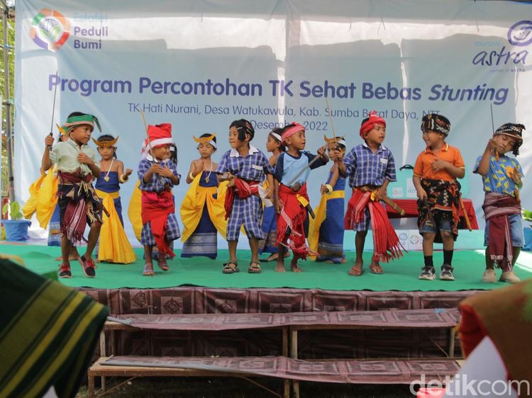 Potret TK Sehat Bebas Stunting di Sumba Barat Daya