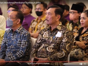 Luhut-Pratikno Hadiri Malam Midodareni Kaesang dan Erina