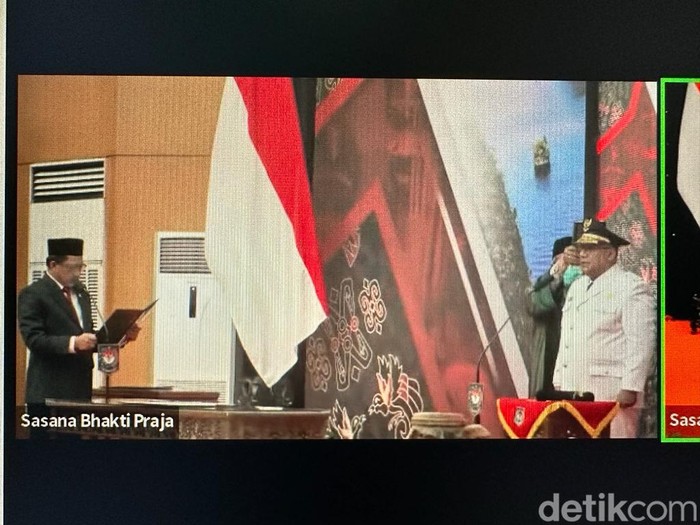 Muhammad Musaad resmi dilantik sebagai Pj Gubernur Papua Barat Daya (Isal Mawardi/detikcom)