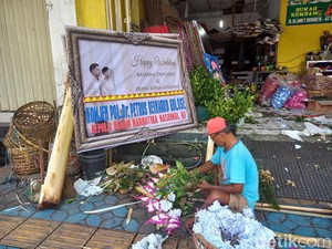 Megawati Pesan Karangan Bunga untuk Tasyakuran Kaesang-Erina di Solo