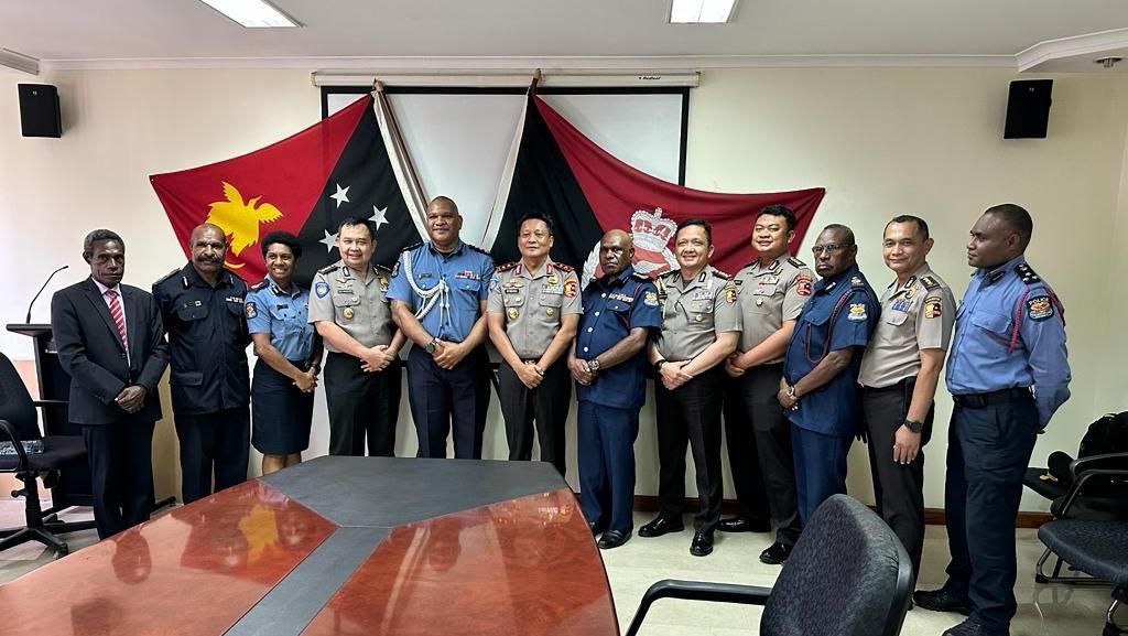 Polri-Kepolisian Papua Nugini Sepakat Perangi Kejahatan Lintas Negara