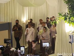 Jokowi Beserta Kaesang Tiba di Kediaman Erina Gudono