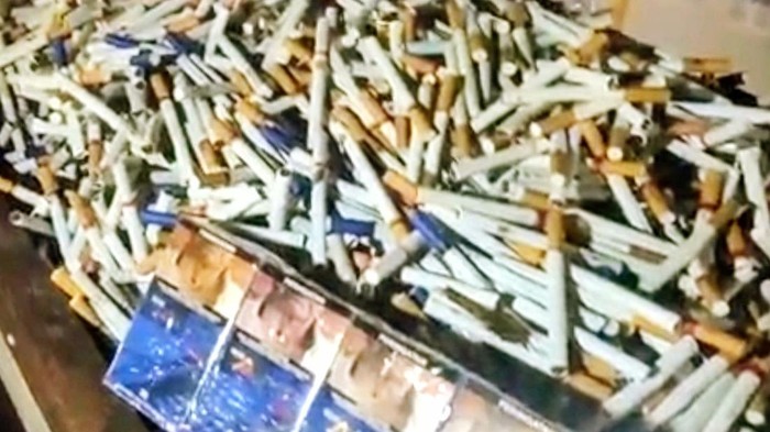 Ratusan ribu batang rokok tanpa cukai disita di Situbondo
