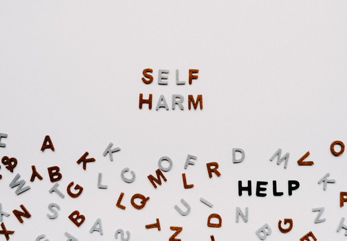 Ilustrasi self harm.