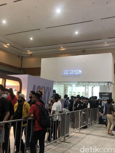 Suasana gelaran Urban Sneaker Society berlangsung pada 9-11 Desember 2022 di Jakarta Convention Center (JCC) Suasana gelaran Urban Sneaker Society berlangsung pada 9-11 Desember 2022 di Jakarta Convention Center (JCC)