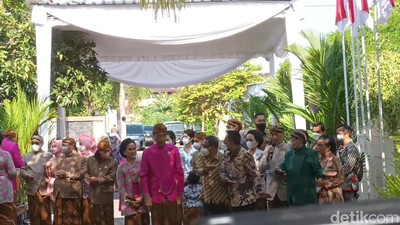Suasana Jelang Siraman Kaesang di Kediaman Jokowi Pagi Ini