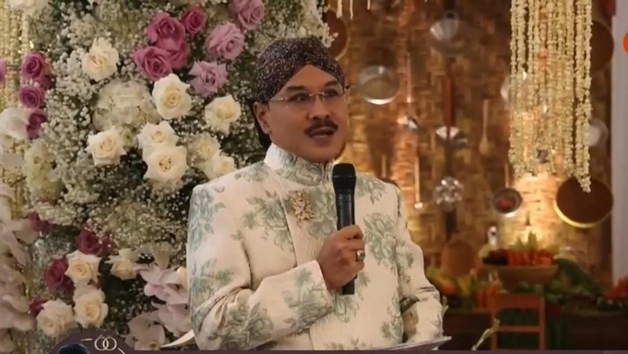 Wigung Wratsangka MC pernikahan Kaesang-Erina.
