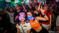 Penonton DWP tampak memenuhi area Garuda Land saat Hardwell tampil. Foto: Andhika Prasetia/ detikcom