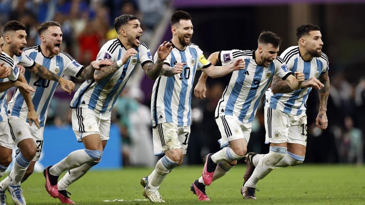 Argentina vs Kroasia di semifinal Piala Dunia 2022 (Foto: ANP via Getty Images/ANP)