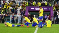 Lagi, Brasil Kandas di Perempatfinal Piala Dunia