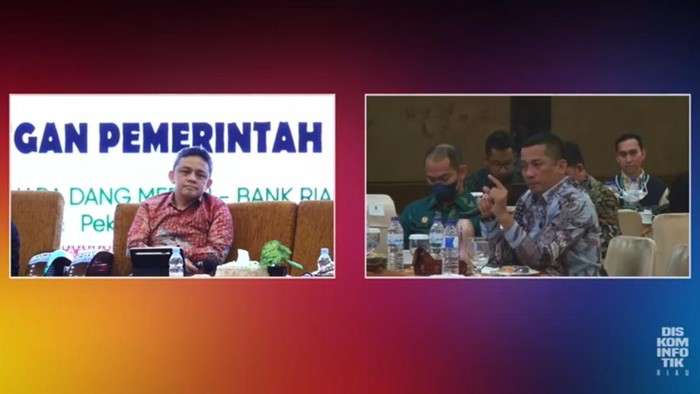 Bupati Meranti dan Direktur Jenderal Perimbangan Keuangan Kemenkeu Lucky Alfirman (Foto: Istimewa)