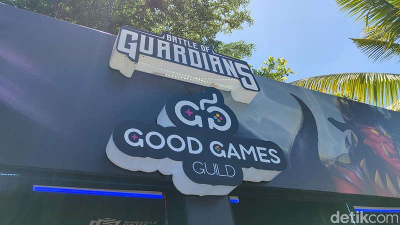 Indonesia Esports Summit 2022, tak hanya menampilkan kejuaraan IESF Bali 2022. Tapi juga menyuguhkan hiburan lain, seperti hadirnya booth Battle of Guardian.