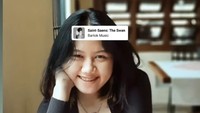 Adalagi momen ketika Shania berpose cantik di sebuah restoran di Yogyakarta. Foto: Instagram @shaniagudono