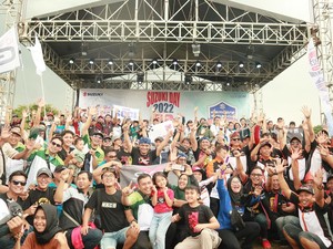 Ribuan dan Pecinta Suzuki Buat Sesak TMII Jakarta, Ada Apa Nih?