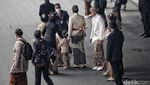 Jokowi dan Keluarga Tiba di Lokasi Akad Nikah Kaesang-Erina