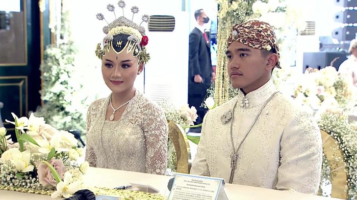 Kaesang Pangarep dan Erina Gudono Resmi Jadi suami-istri