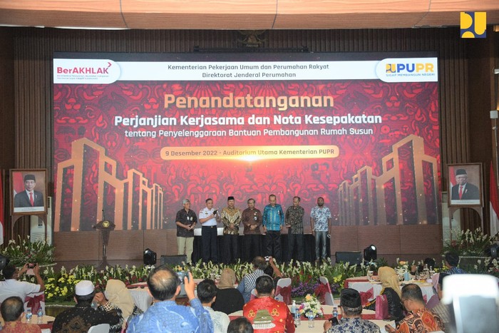 Kementerian PUPR Teken Kerja Sama Pembangunan Rusun