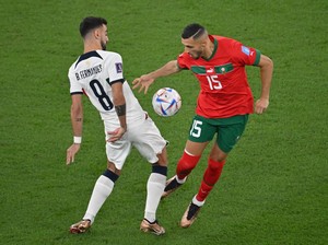Masih Berlangsung, Maroko Vs Portugal Ketat!