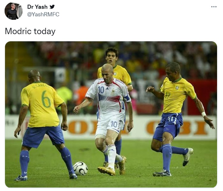 Meme Kroasia Kalahkan Brasil di Piala Dunia 2022